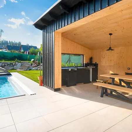 Smrzovka - Luxury House With Swimming Pool, Jacuzzi, Garden And Bbq