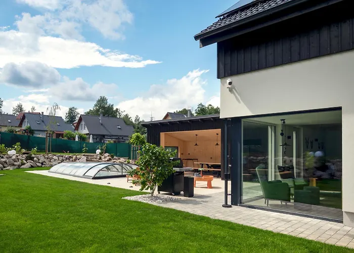 Smrzovka - Luxury House With Swimming Pool, Jacuzzi, Garden And Bbq Villa *