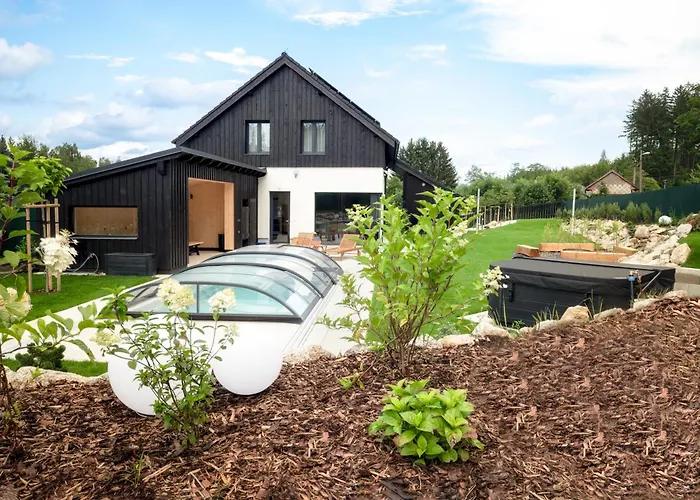 Smrzovka - Luxury House With Swimming Pool, Jacuzzi, Garden And Bbq *
