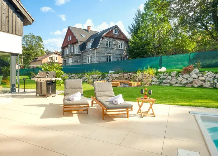 Smrzovka - Luxury House With Swimming Pool, Jacuzzi, Garden And Bbq Villa *