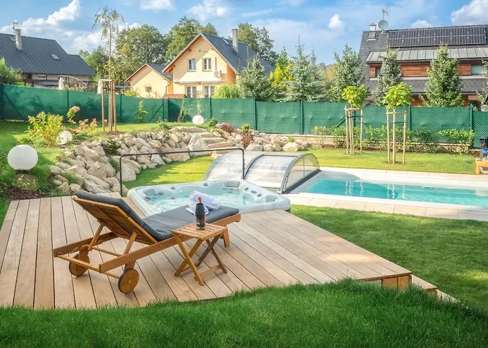 Smrzovka - Luxury House With Swimming Pool, Jacuzzi, Garden And Bbq * Jablonec nad Nisou